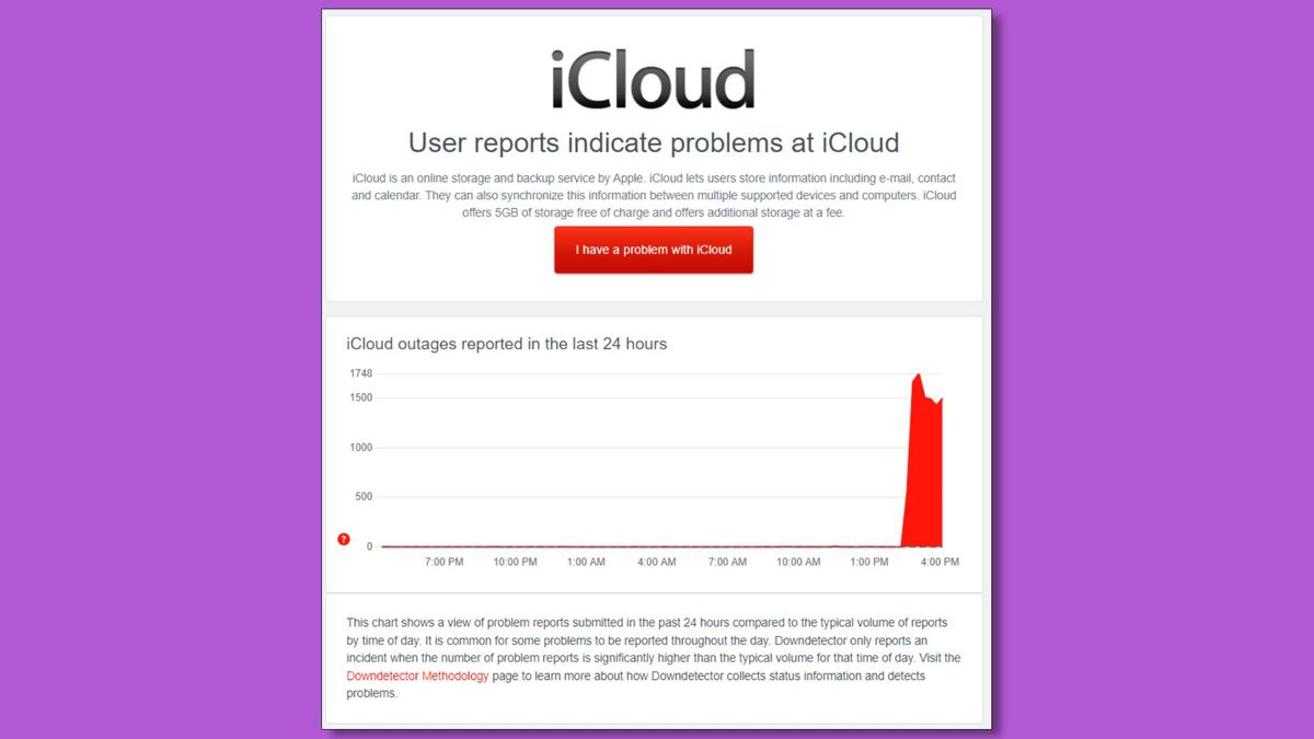 icloud down july 4 2025