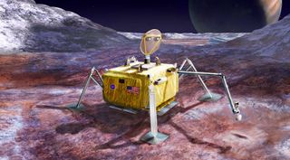 Europa Lander: Artist's Illustration