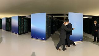 Fugaku supercomputer.