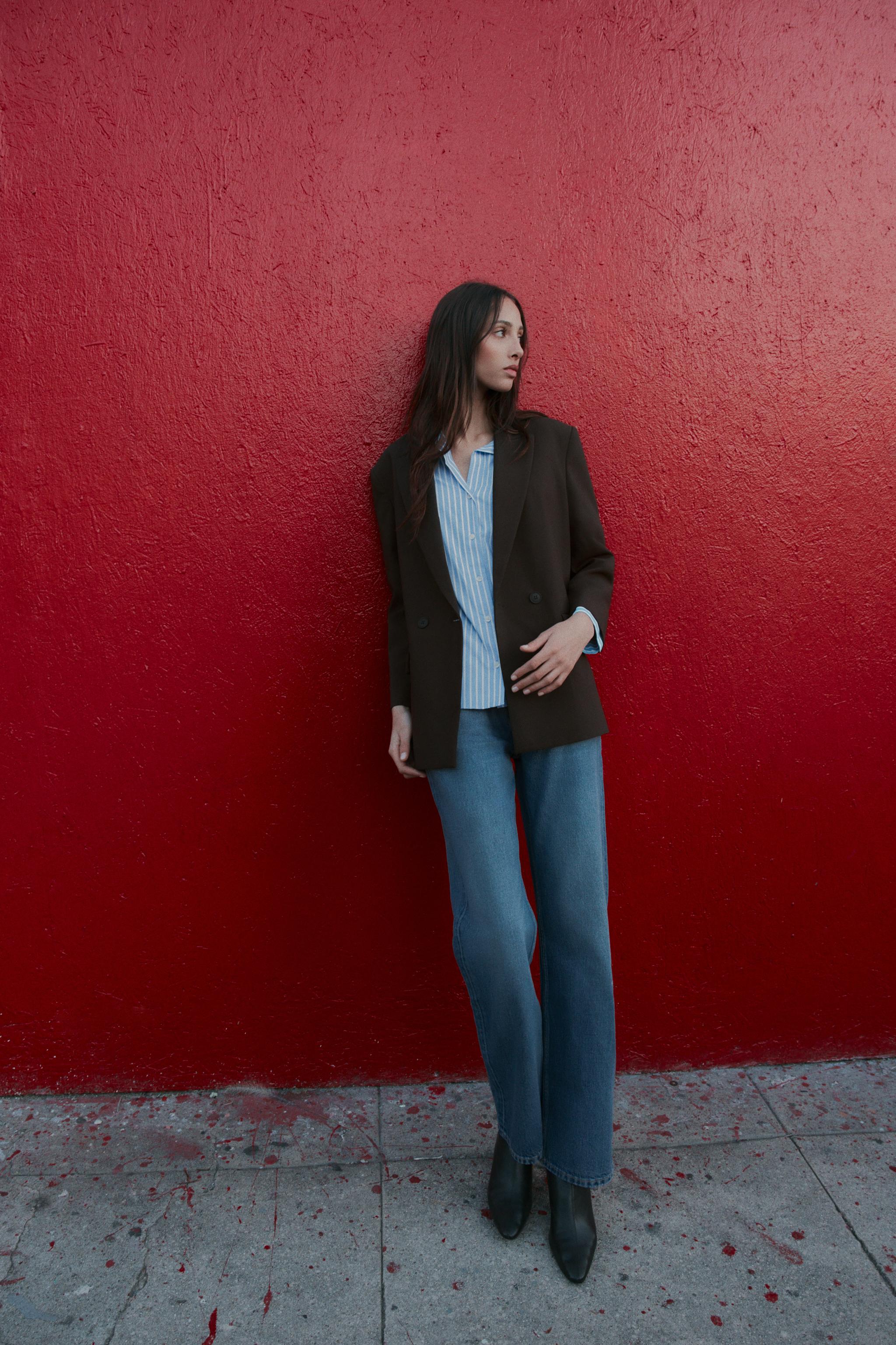 Oversized Double-Breasted Blazer