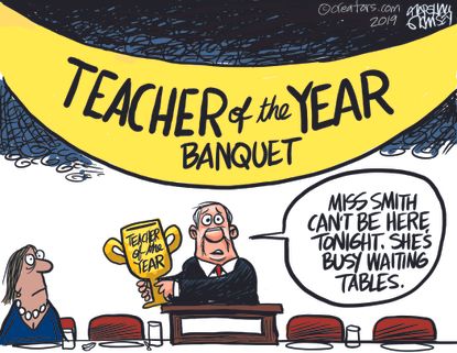 Editorial&nbsp;Cartoon&nbsp;U.S. Teachers Education Low Income School Districts