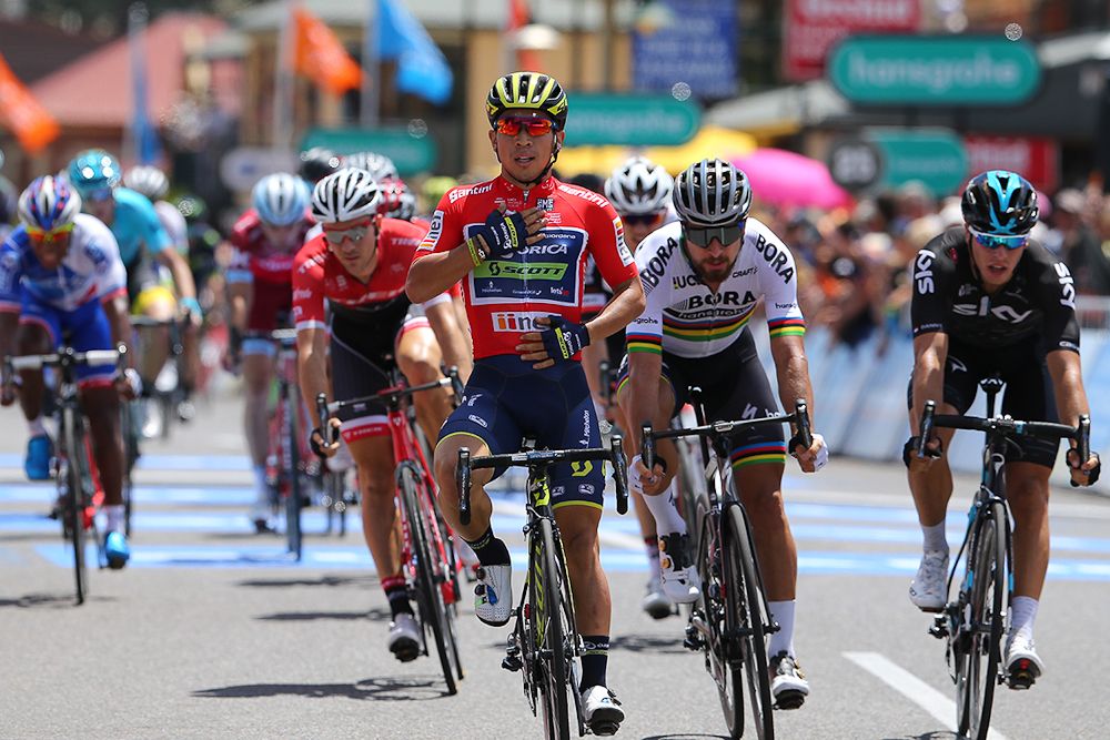 Caleb Ewan wins stage 3 at the Tour Down Under