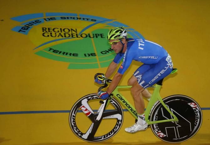 Elia Viviani (Italy) won omnium gold at the European Championships in Guadeloupe.