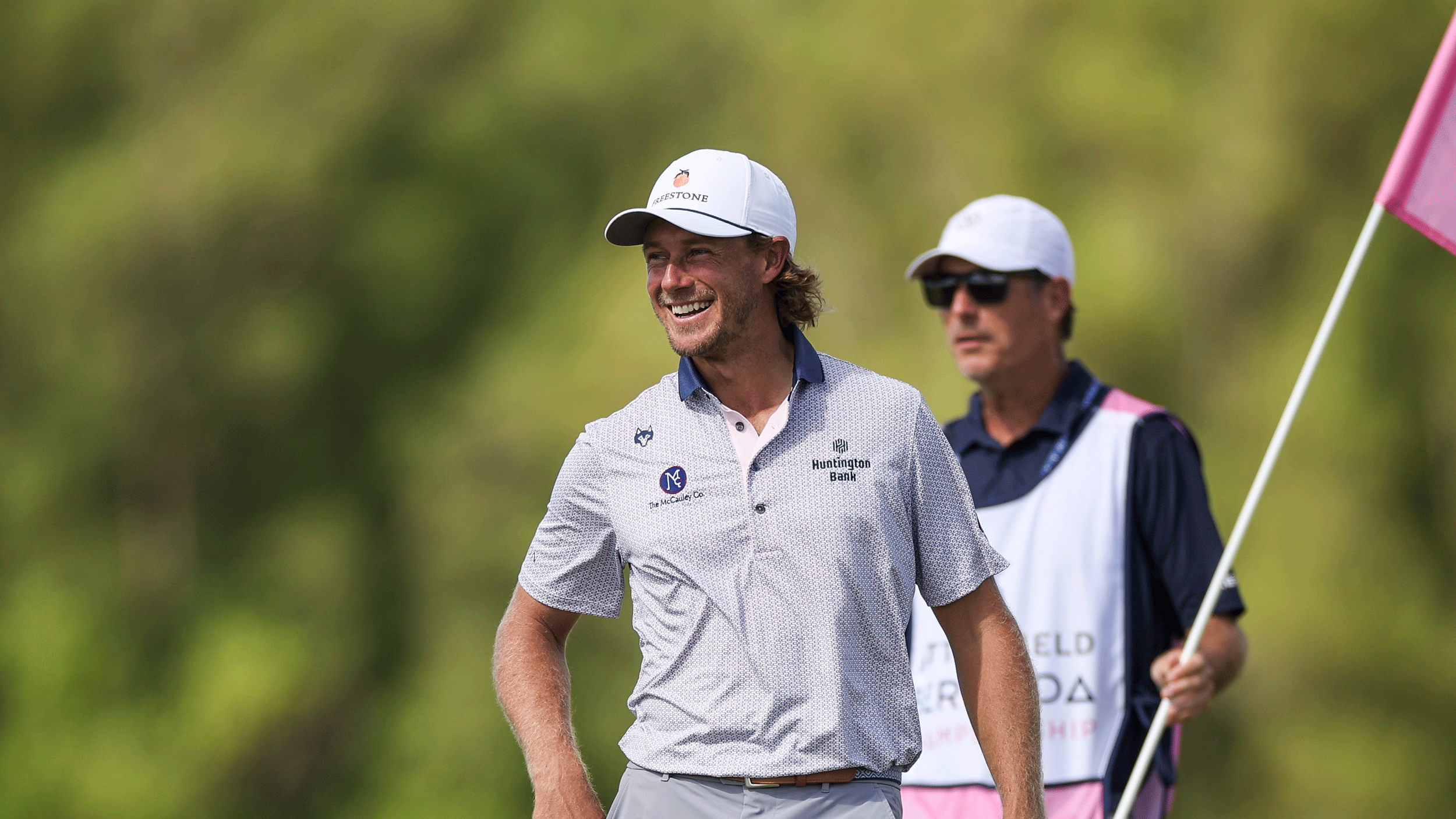 Austin Smotherman smiles during the 2026 Butterfield Bermuda Championship
