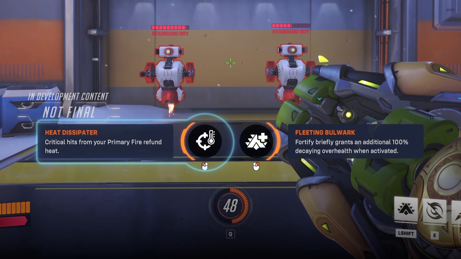 Orisa's Minor Perks in Overwatch 2 are a work in progress