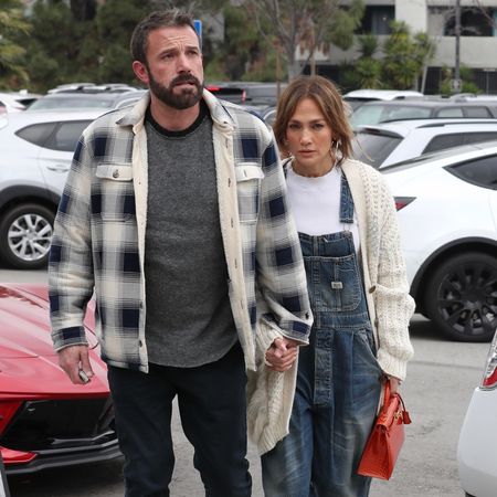 Ben Affleck and Jennifer Lopez wearing cozy daytime date outfits