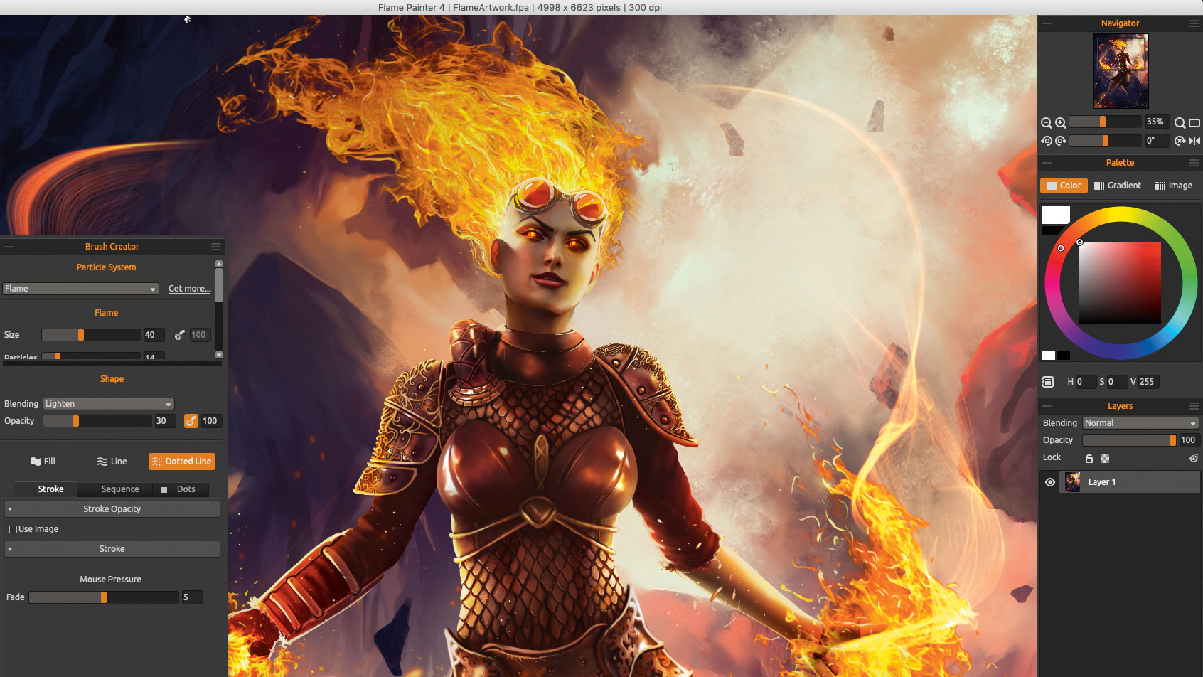 flame painter tutorial
