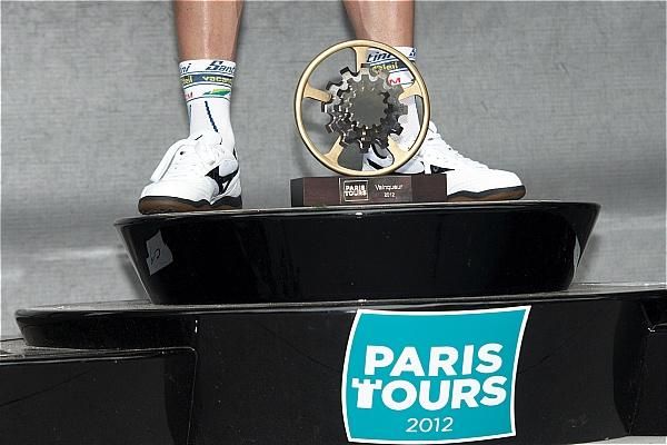 Marcato's trophy for winning Paris-Tours