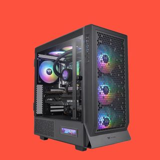 One of the best PC cases on a colorful background.