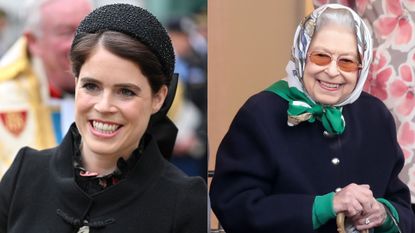 Princess Eugenie and Queen Elizabeth II