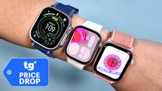 Apple Watch Ultra 3, Apple Watch Series 11, Apple and Watch SE 3 shown on arm
