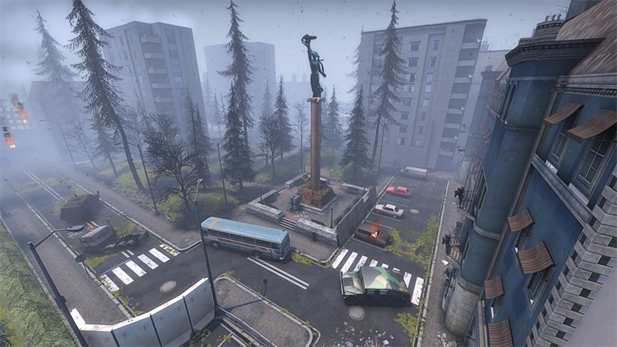 A war-torn CS:GO map called De_Voyna