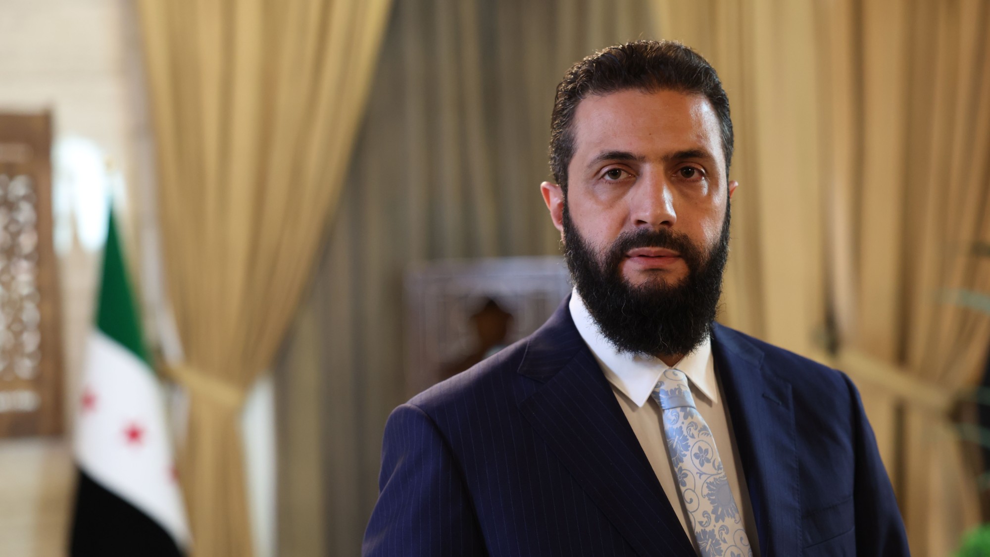 Syrian president Ahmed al-Sharaa 