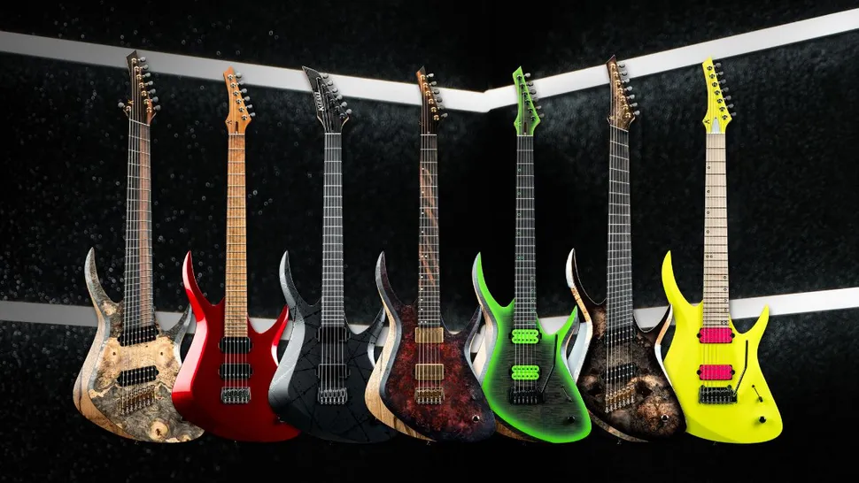 More new guitar body shapes? Kiesel continues the push to keep the electric guitar fresh by launching a daring metal offset