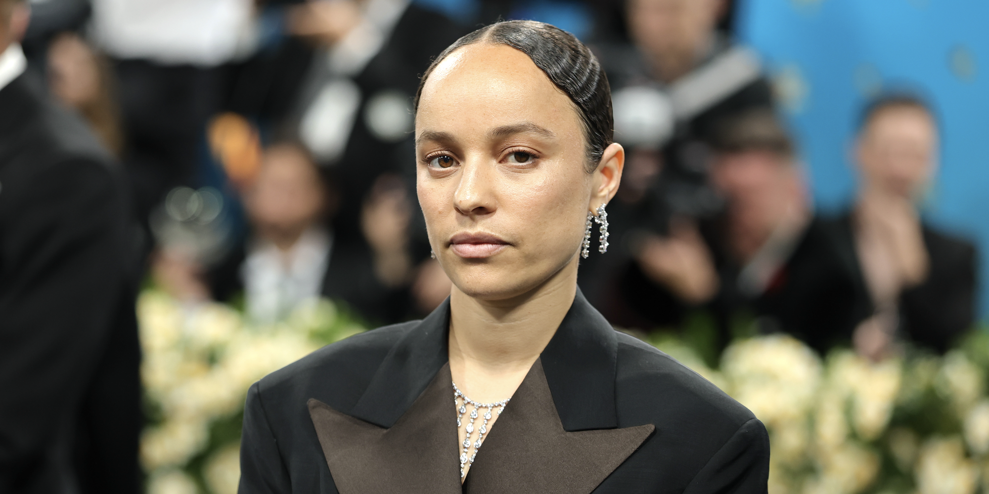 Grace Wales Bonner attends the 2025 Met Gala Celebrating "Superfine: Tailoring Black Style" at Metropolitan Museum of Art on May 05, 2025 in New York City.