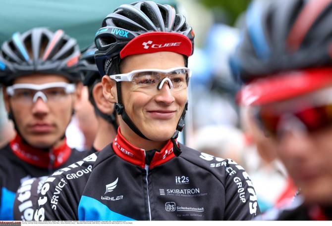 Silvio Herklotz on the startline