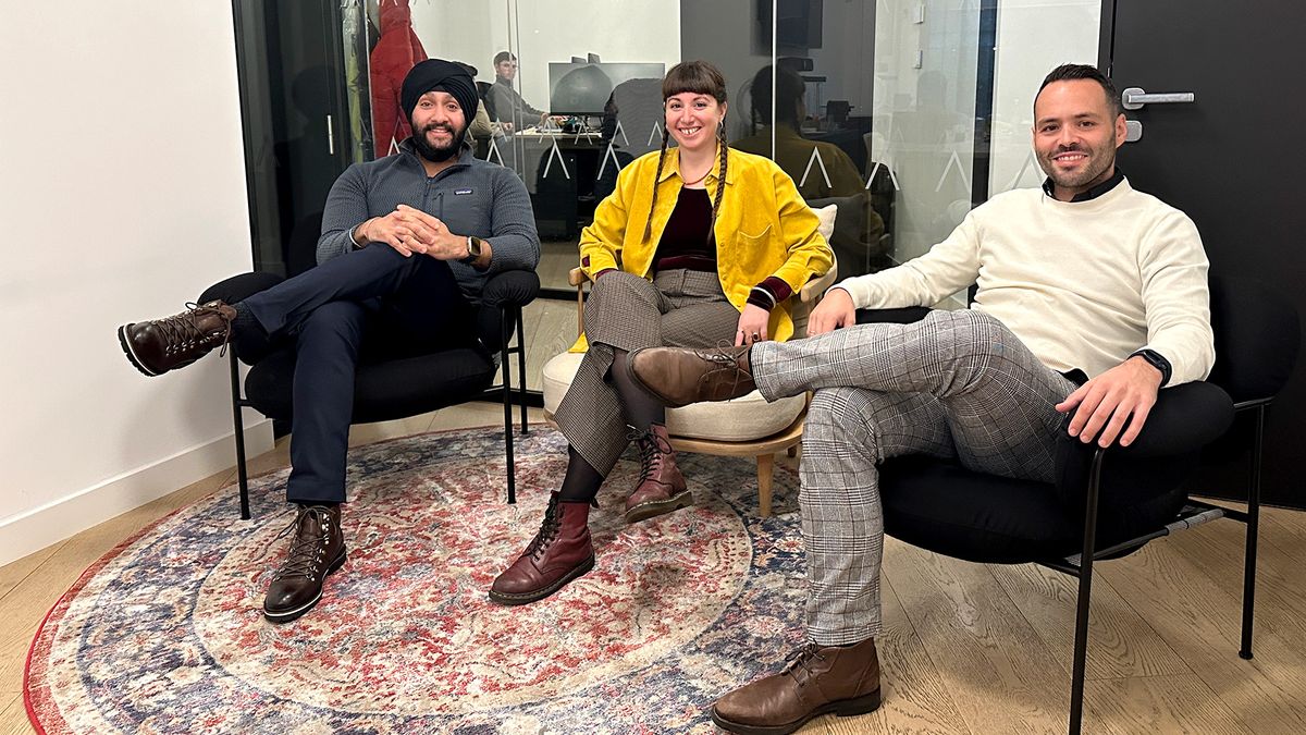 From the left, PIA&#039;s Head of Product Himmat Bains, TechRadar&#039;s Senior Staff Writer Chiara Castro, and Jose Blaya, Director of Engineering at Kape Technologies