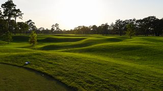 The third hole at Memorial Park Golf Course