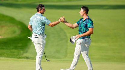 Rory McIlroy and Viktor Hovland