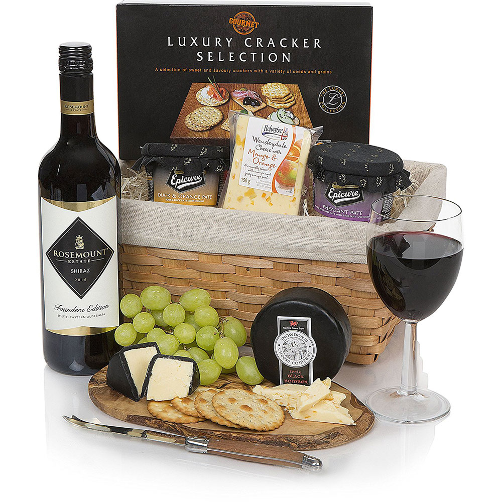 Amazon Wine, Cheese and Pate Luxury Christmas Hamper