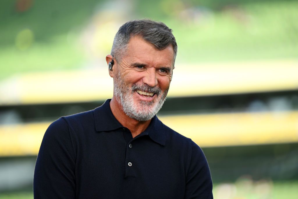 DUBLIN, IRELAND - SEPTEMBER 07: ITV pundit, Roy Keane looks on prior to the UEFA Nations League 2024/25 League B Group B2 match between Republic of Ireland and England at Aviva Stadium on September 07, 2024 in Dublin, Ireland. (Photo by Michael Regan/Getty Images) Manchester United legend