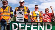 RMT picket line