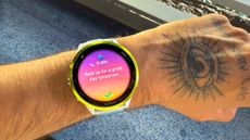 Garmin Forerunner 570 on wrist