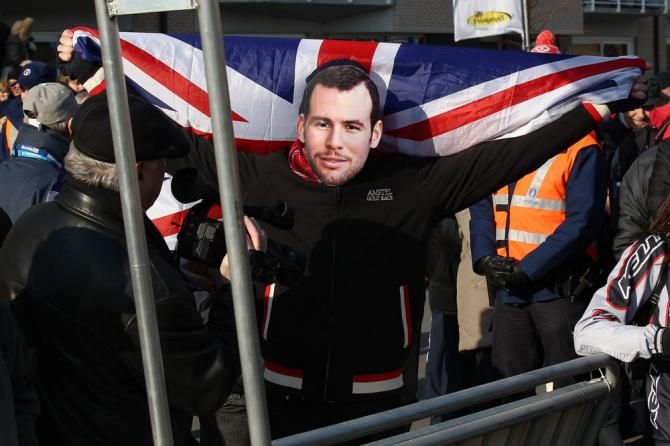This Mark Cavendish fan had plenty to celebrate in Koksijde.