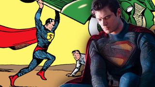 David Corenswet as Superman with Action Comics #1