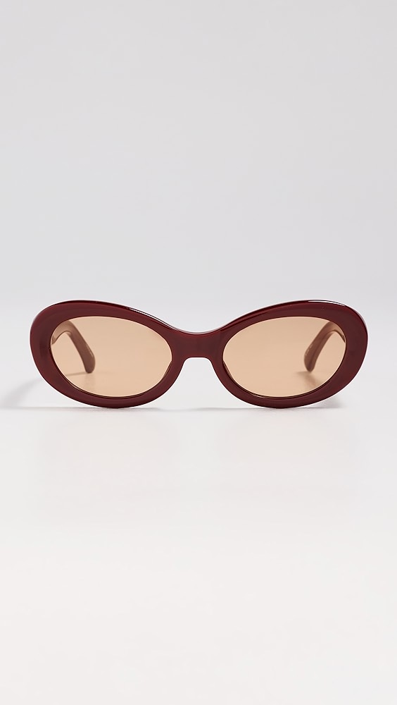 Dries Van Noten Oval Sunglasses
