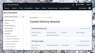 Tencent Cloud Content Delivery Network