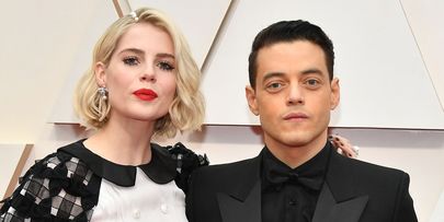 Lucy Boynton and Rami Malek