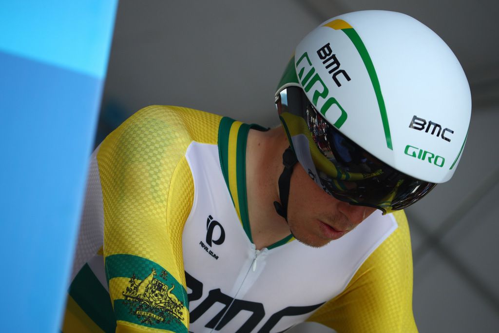 Rohan Dennis gets his game face on