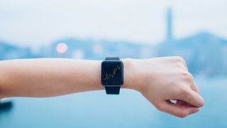 Heartbeat shown on smartwatch