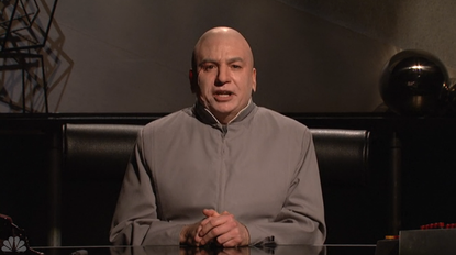 Dr. Evil hijacks SNL to diss North Korea and Sony