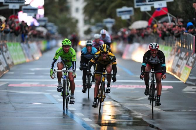 Gerald Ciolek (MTN - Qhubeka) sprints to victory in Milan-San Remo