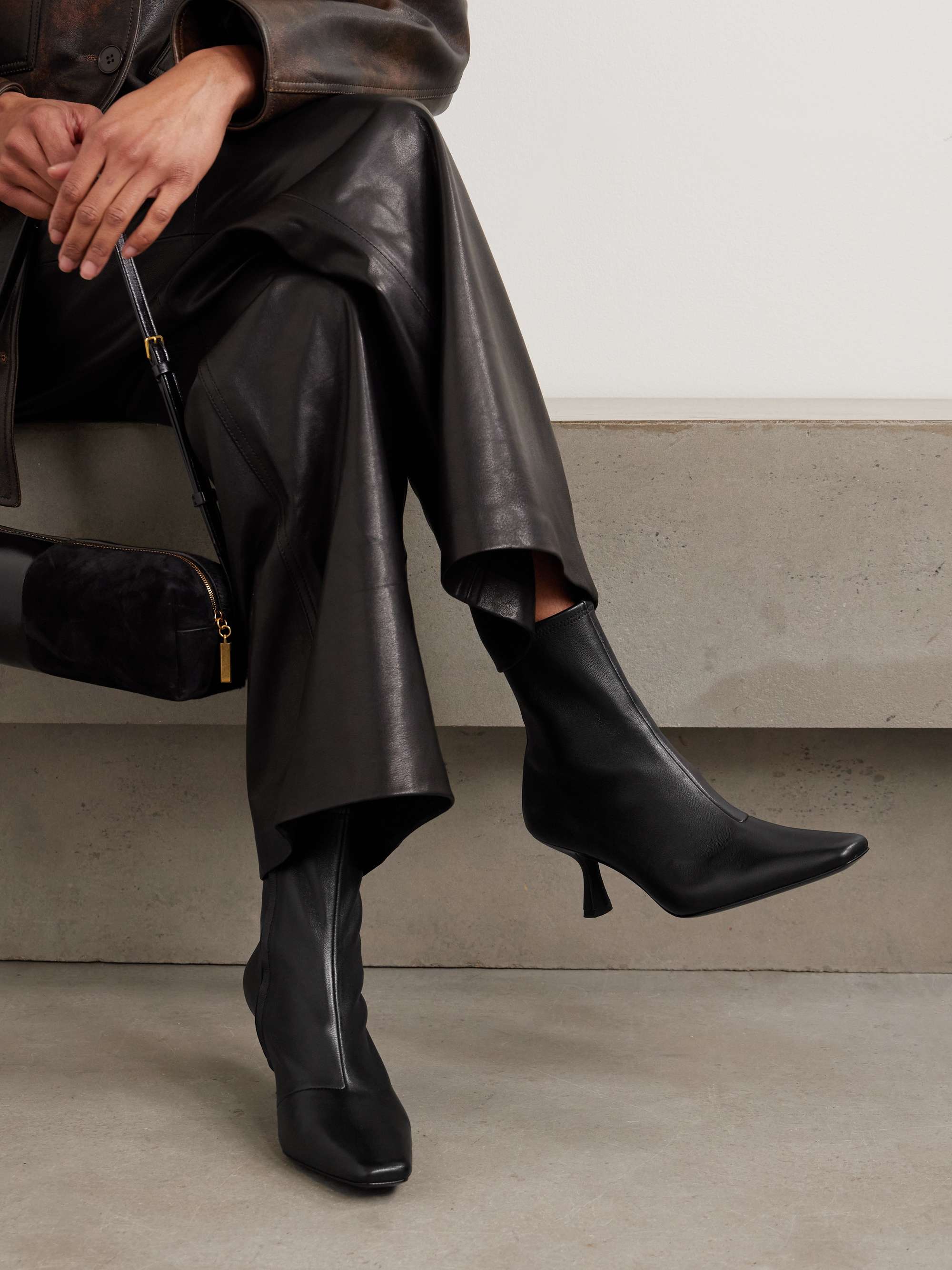 Thandy Leather Ankle Boots