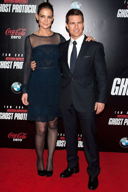 Tom Cruise and Katie Holmes at the 'Mission Impossible - Ghost Protocol' Film premiere, New York