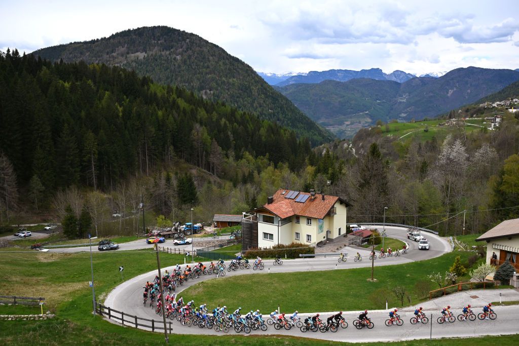 The views of stage 4 of the Tour of the Alps