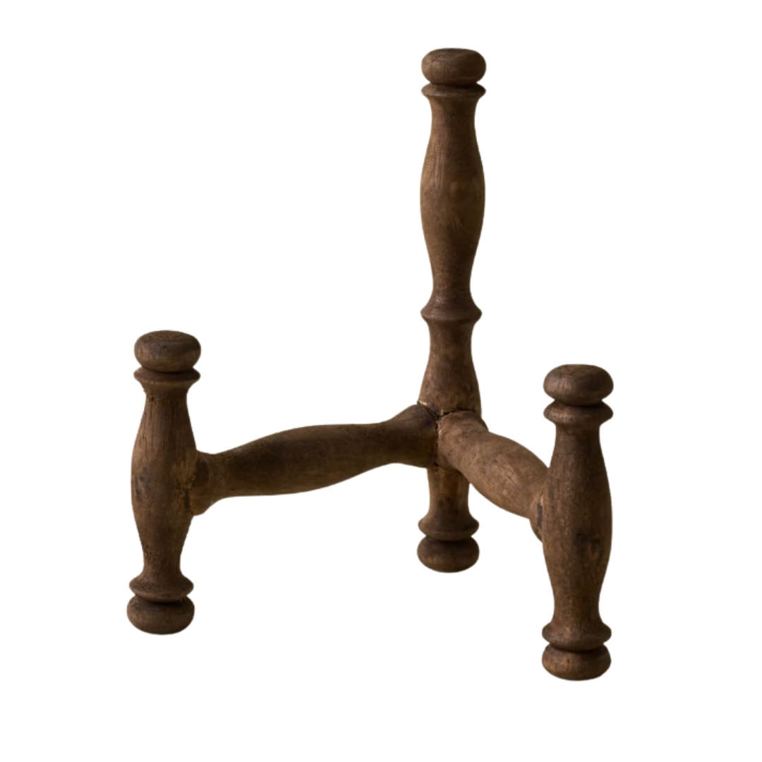 Harrison Antiqued Wood Photo Easel