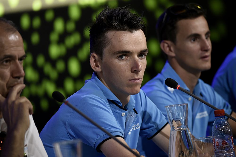 Romain Bardet (Ag2r-La Mondiale) at the Tour de France press conference