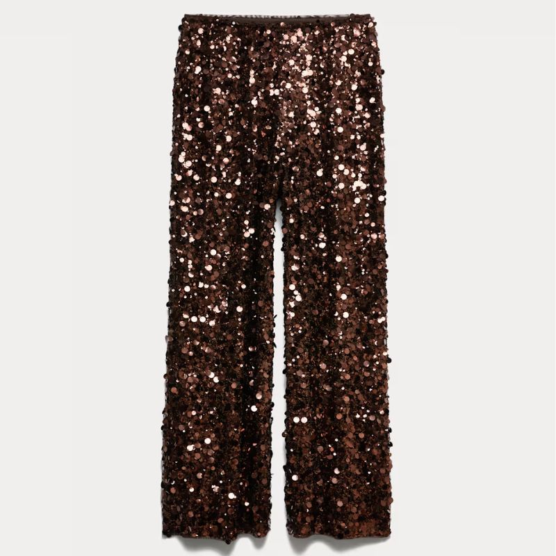 sequin trousers
