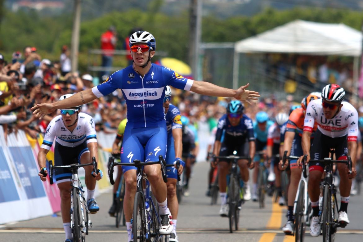 Alvaro Hodeg (Deceuninck-Quickstep) wins stage 2