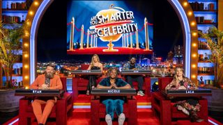 Ryan Fitzpatrick, Sophia Stallone, Nicole Byer, Ron Funches and Lala Kent on Are You Smarter Than a Celebrity?