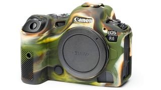 easyCover Camo Camera Case on a Canon EOS R6