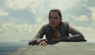 Star Wars: The Last Jedi Rey solo shot