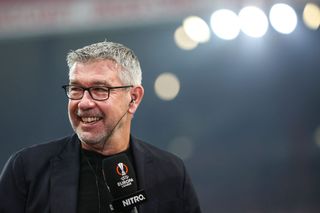 Urs Fischer, head coach of 1. Union Berlin during an interview prior to during the Bundesliga match between 1. FC Union Berlin and Borussia Dortmund at Stadion an der alten Försterei on October 16, 2022 in Berlin, Germany.