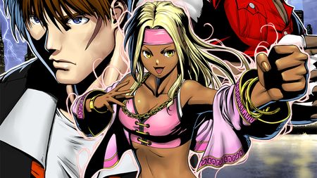 Anime art for a video game