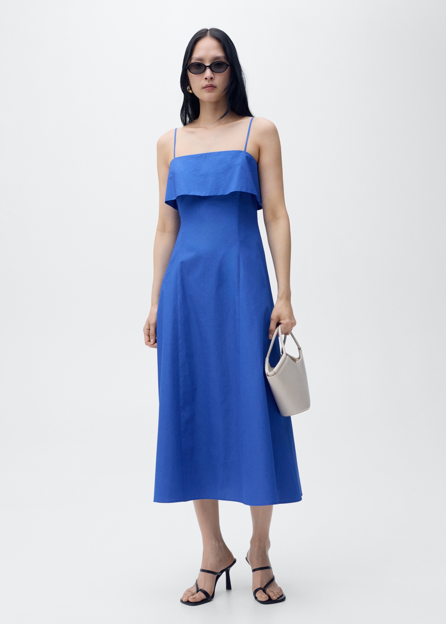 Flared Cotton Dress - Women | Mango Usa