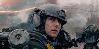 Tom Cruise as William Cage in Edge of Tomorrow